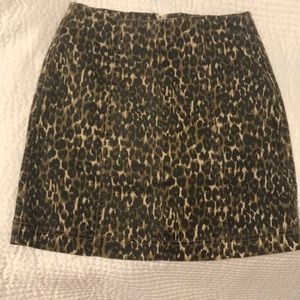 Vici Leopard Mini Skirt